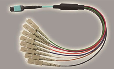 8芯MPO-SC扇出圆形电缆